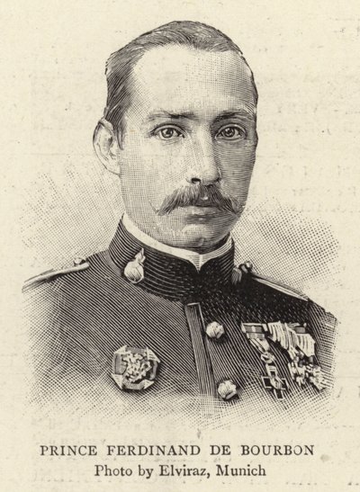 Prince Ferdinand de Bourbon (engraving) 作者 法语学校