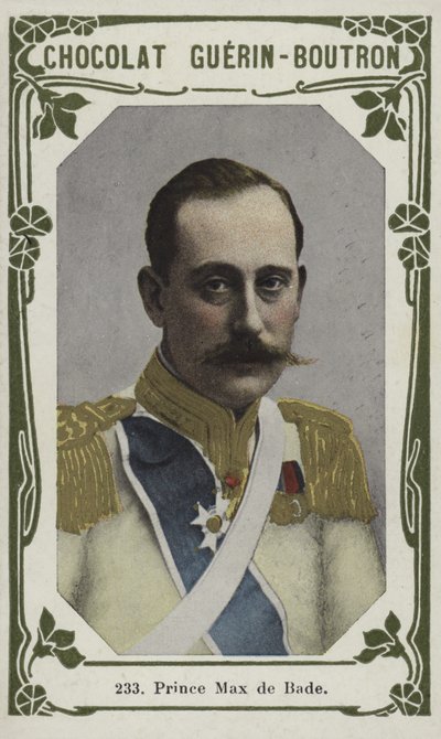 Prince Max de Bade（彩色照片） 作者 法语学校