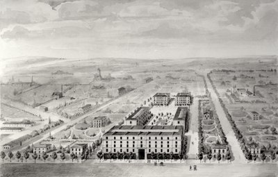 拿破仑住房开发项目，1849年巴黎Rochechouart街58号（纸上写着） 作者 法语学校