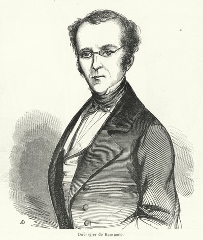 Prosper Duvergier de Hauranne，法国政治家 作者 法语学校