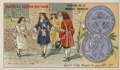 Quarter ecu of Louis XIV 作者 法语学校