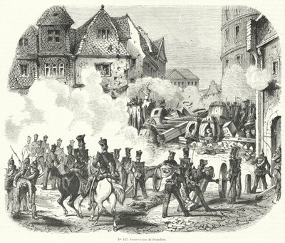 1848年9月，德国法兰克福叛乱 作者 法语学校