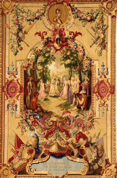 Regence Gobelins挂毯，饰有Don Quixote的故事，1717-18年 作者 法语学校