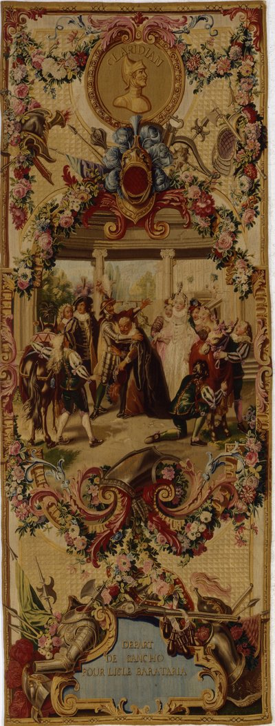 Regence Gobelins挂毯，饰有Don Quixote的故事，1717-18年 作者 法语学校