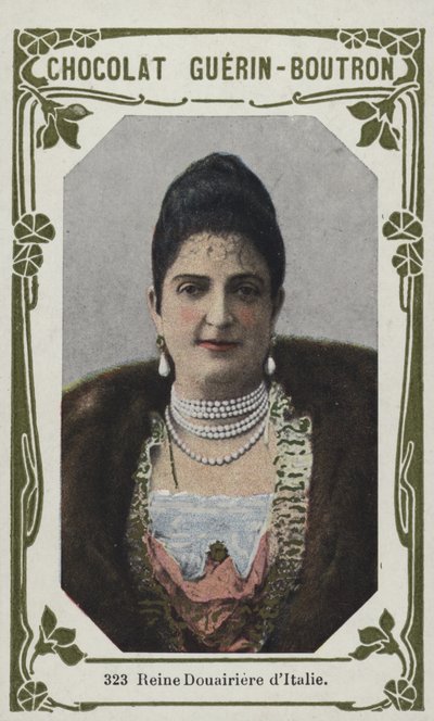 Queen Douairiere dItalie（彩色照片） 作者 法语学校