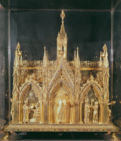 Saint Taurin圣物（镀金铜，珐琅和银） 作者 法语学校