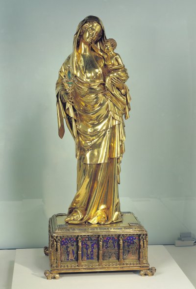 Jeanne dEvreux处女的圣物，c，1324-29（金和银）（详见110882） 作者 法语学校