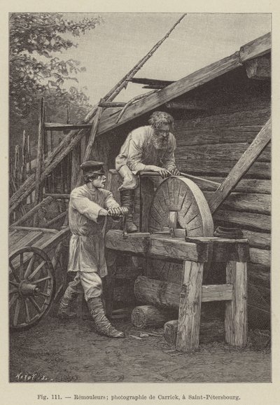 Remouleurs (engraving) 作者 法语学校