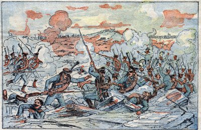 1805年12月2日奥斯特利茨战役，即三皇会战的表现。 作者 法语学校