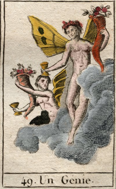 自然界的天才的表现。摘自皮埃尔-布兰查德1803年的《青年神话》。 作者 法语学校