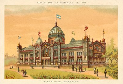 阿根廷共和国，1889年世界博览会，巴黎 作者 法语学校