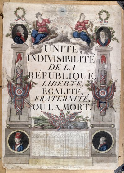 共和党日历，1794年 作者 French School