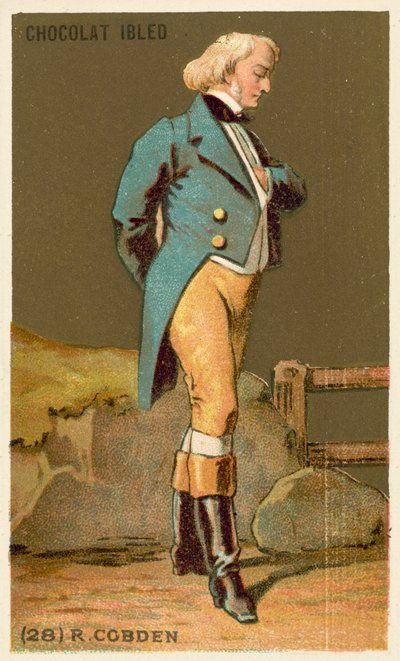 Richard Cobden, English politician (chromolitho) 作者 法语学校