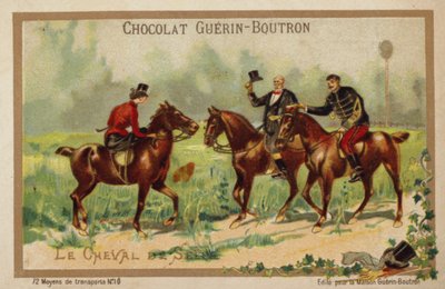 Riding horses (chromolitho) 作者 法语学校