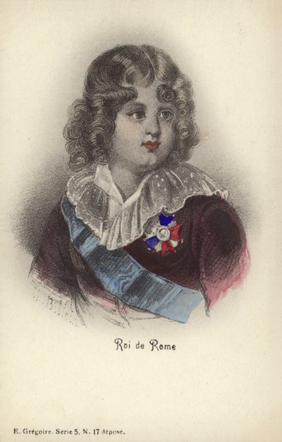 Roi de Rome（彩色石版画） 作者 法语学校
