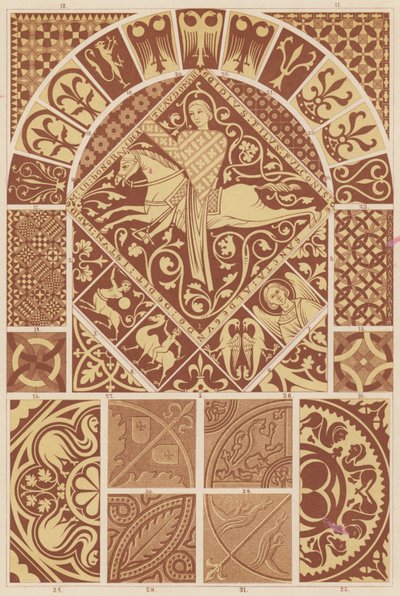 罗马哥特式艺术（彩色石版画） 作者 法语学校