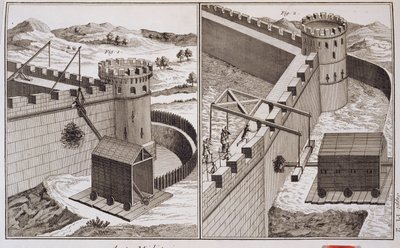 来自Denis Diderot的Encyclopedie des Sciences et Metiers的罗马殴打公羊（1713-84），发表于1770年 作者 法语学校