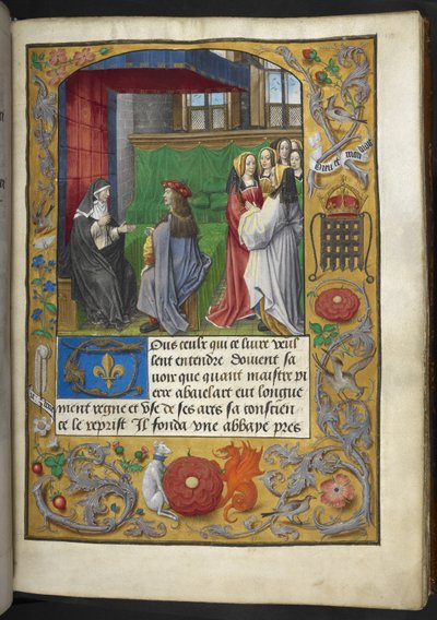皇家 MS 16 F II f.137r 插图，选自 "Charles d