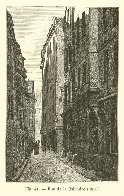 Rue de la Calandre，1850 作者 法语学校