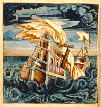 SMM2 p.11沉船，来自Theater des Vices et Vertus，Jan van der Noot（c.1539-95） 作者 法语学校