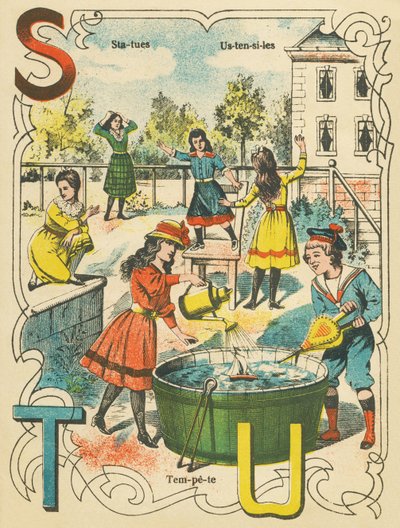 STU：雕像，暴风雨，餐具 作者 法语学校