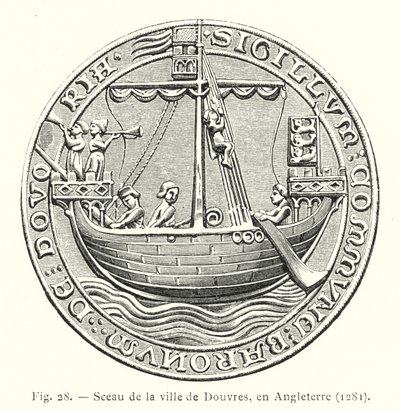 Sceau de la ville de Douvres, en Angleterre 作者 法语学校