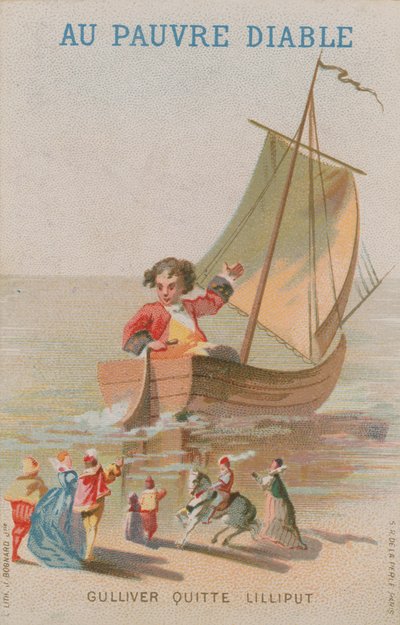 Gullivers Travels的场景 作者 法语学校