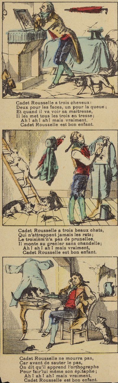 来自Cadet Rouselle的场景 作者 法语学校