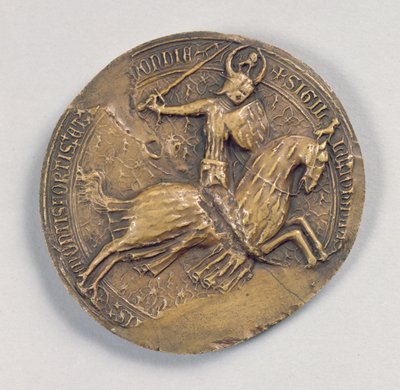 Jean IV the Valliant（1341-99）布列塔尼公爵（蜡） 作者 法语学校