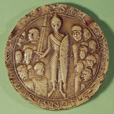 Soissons公社的封印，1228（蜡） 作者 法语学校