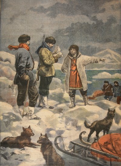 正在寻找Andree，新闻！，Le Petit Journal的插图：Supplement illustre，1898 作者 法语学校