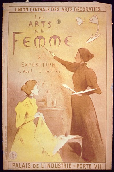 第二届妇女艺术展，巴黎Palais de LIndustrie，4月27日至6月10日 作者 法语学校