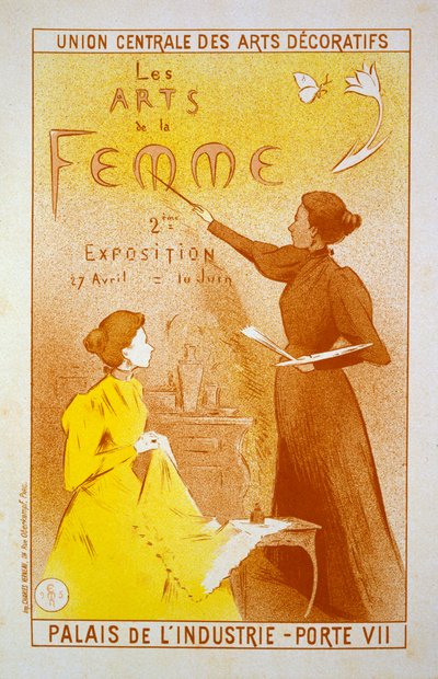 第二届妇女艺术展，巴黎Palais de LIndustrie，4月27日至6月10日 作者 法语学校