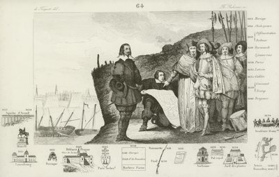 围攻拉罗谢尔，法国，1627-1628 作者 法语学校
