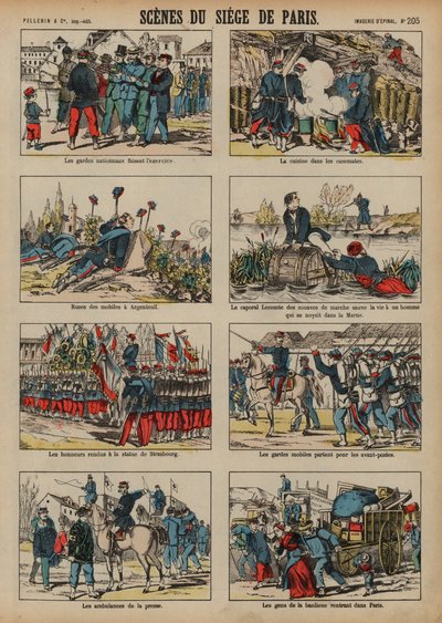 Siege of Paris by the Prussians, Franco-Prussian War 作者 法语学校