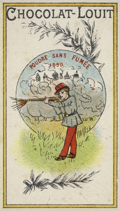无烟粉末，1890年 作者 French School