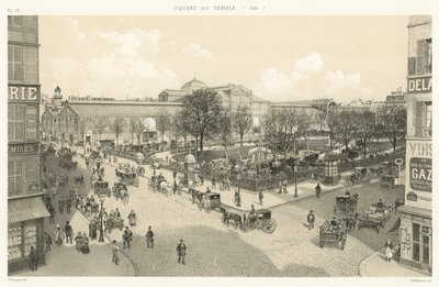 Square du Temple，1881 作者 法语学校