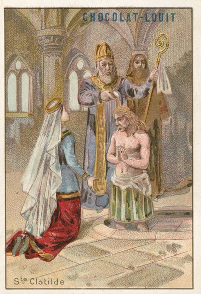 St Clotilde，克洛维斯一世的第二任妻子，弗兰克斯之王 作者 法语学校