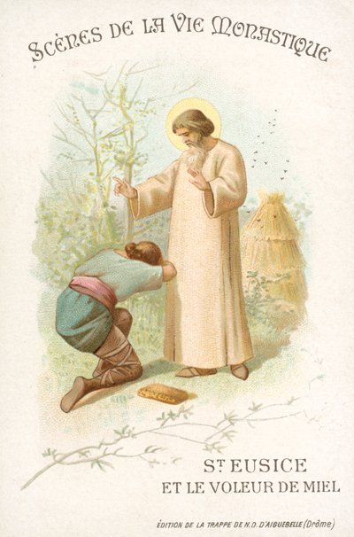St Eusice and the honey thief (chromolitho) 作者 法语学校