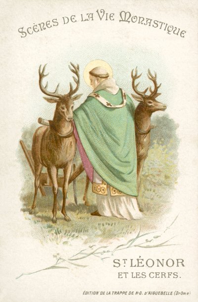 St Leonor and the deer (chromolitho) 作者 法语学校