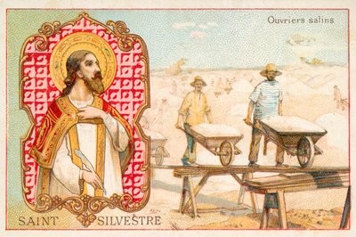 St Sylvester (chromolitho) 作者 法语学校
