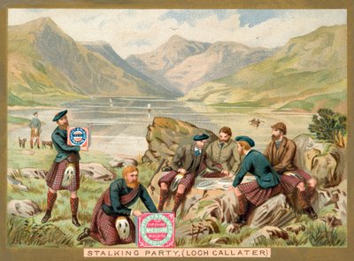 Stalking party, Loch Callater, Scotland (chromolitho) 作者 法语学校