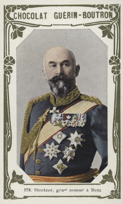 Stoetzer，一般指挥官梅斯（彩色照片） 作者 法语学校