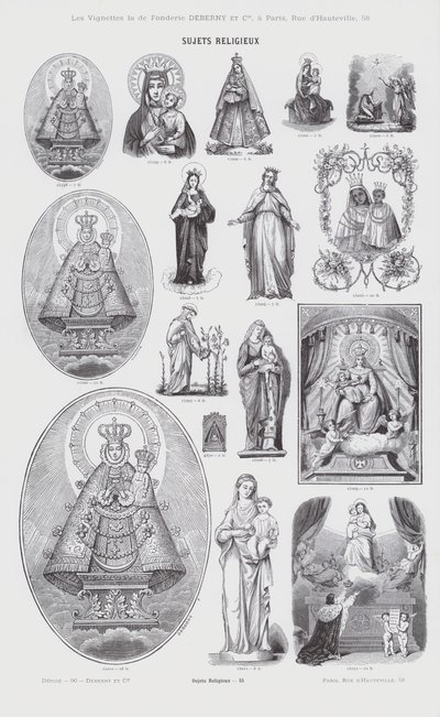 Sujets Religieux (engraving) 作者 法语学校