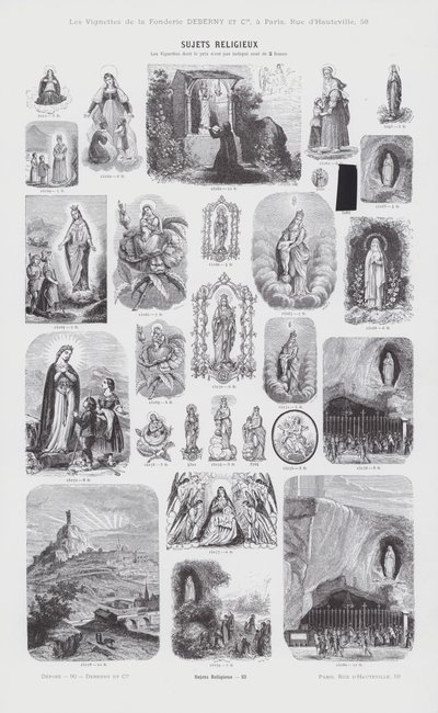 Sujets Religieux (engraving) 作者 法语学校