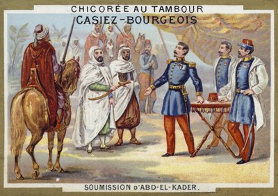 1847年，Abdelkader投降到法国，阿尔及利亚 作者 法语学校