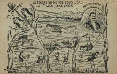 Swimming girls (litho) 作者 法语学校
