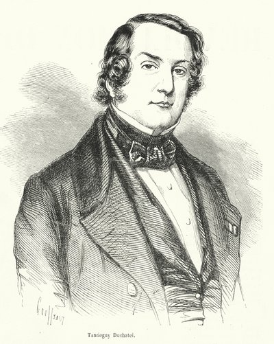 Tanneguy Duchatel，法国政治家和内政部长，在1848年法国二月革命中失去了职位 作者 法语学校