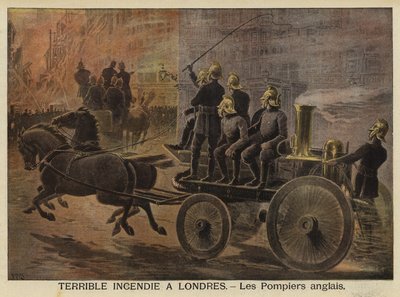 1897年伦敦可怕的火灾 作者 法语学校