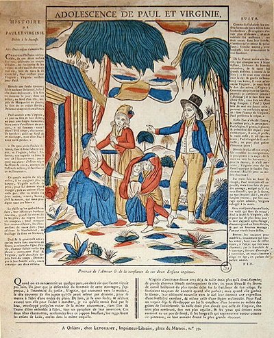 保罗和维吉妮的青春期（彩绘版画） 作者 法语学校